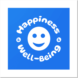 happiness & well-being Posters and Art